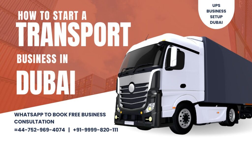 How to Start a Transport Business in Dubai