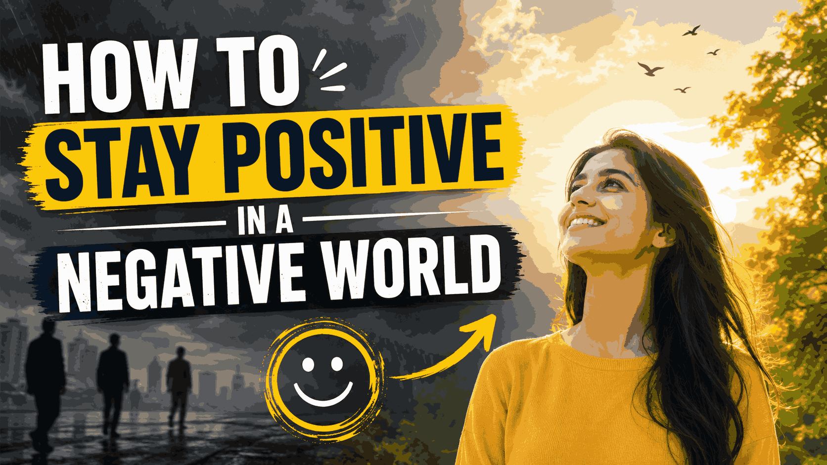 How to Stay Positive in a Negative World