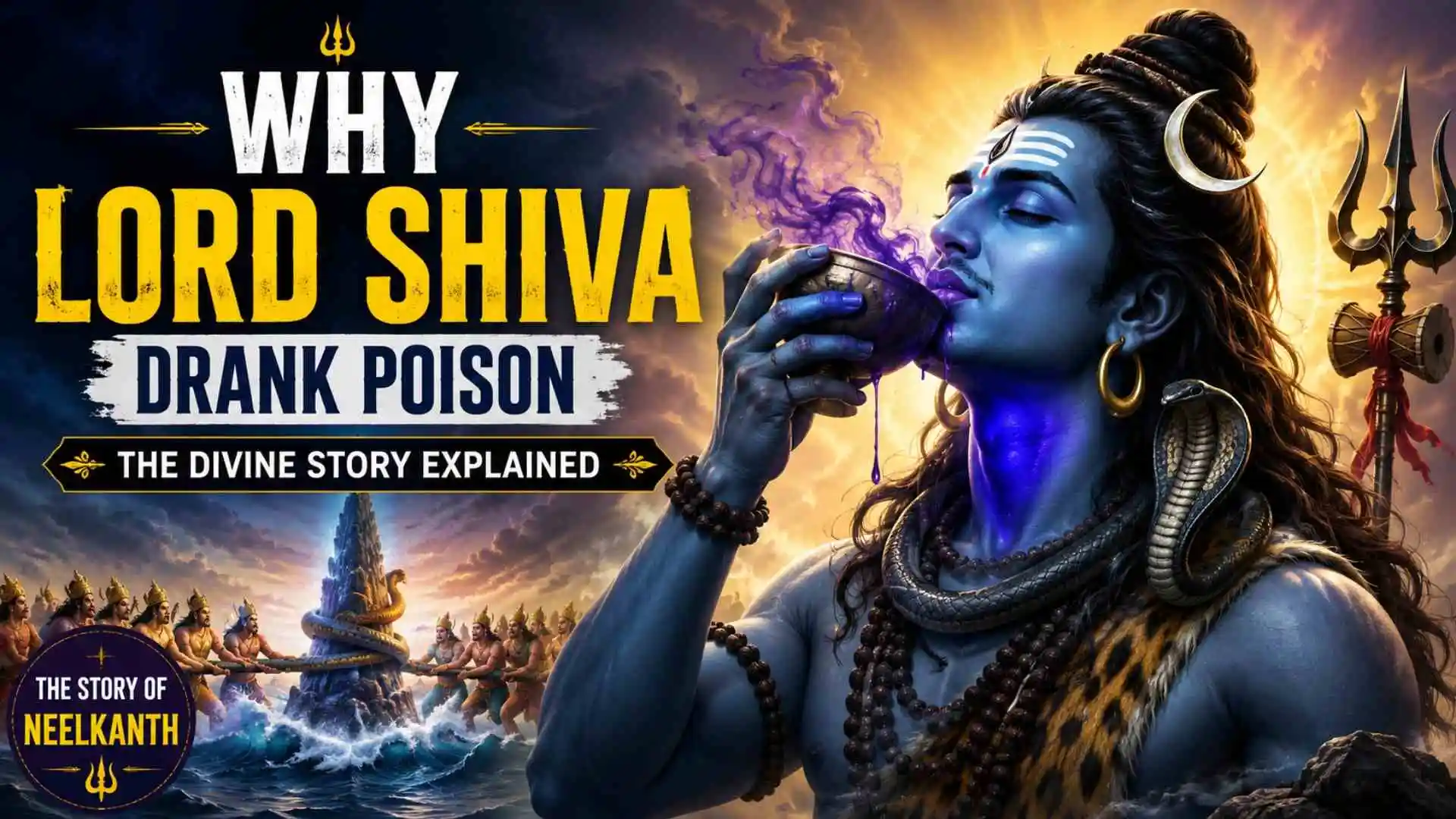 Why Lord Shiva Drank Poison
